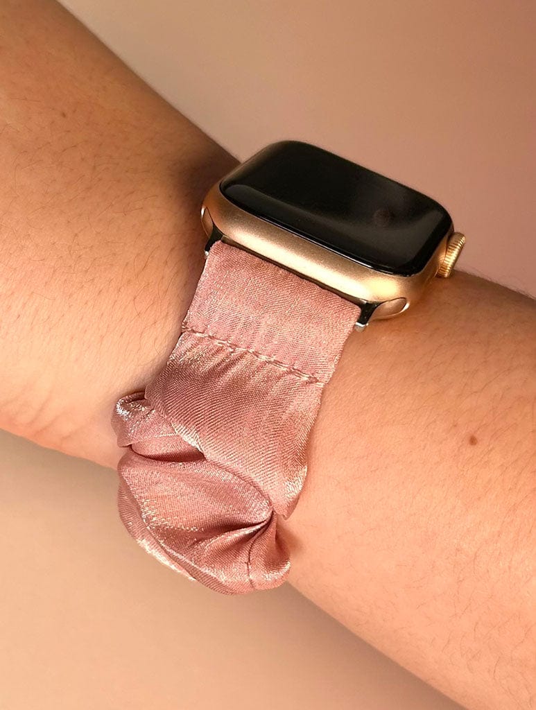 How to make a scrunchie online into an apple watch band