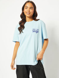 See You Never Graphic Oversized T-Shirt (JCP) T-Shirts Skinnydip London