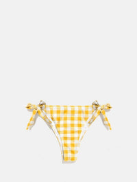 Seoul Gingham Bikini Bottoms Swimsuits Swim Society