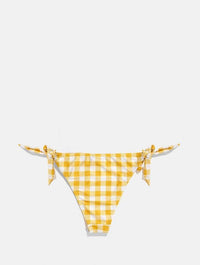 Seoul Gingham Bikini Bottoms Swimsuits Swim Society