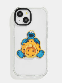 Sesame Street x Skinnydip Cookie Monster Glitter Phone Ring Tech Skinnydip London