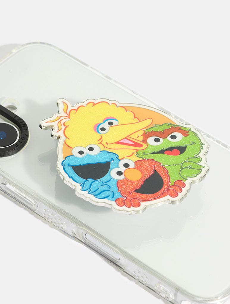 Sesame Street x Skinnydip Group Glitter Phone Grip Tech Skinnydip London