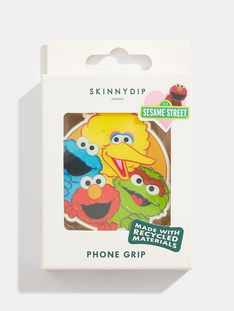 Sesame Street x Skinnydip Group Glitter Phone Grip Tech Skinnydip London