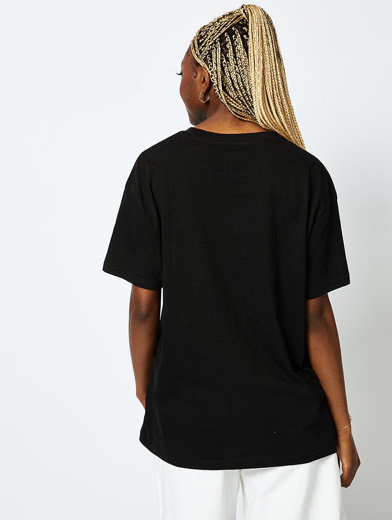 Sex And The City Skyline T-Shirt In Black Tops & T-Shirts Skinnydip London