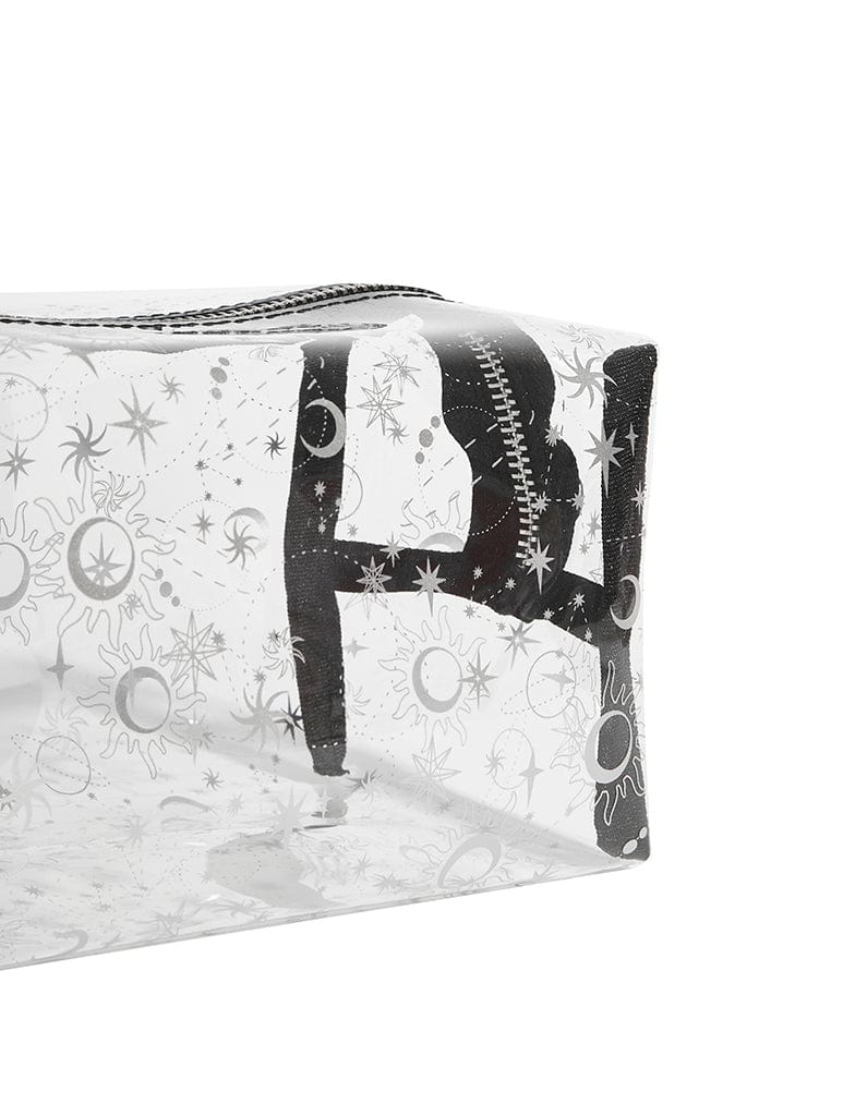 Silver Celestial Makeup Bag Makeup Bags & Washbags Custard London