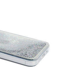 Silver Liquid Glitter Case Phone Cases Custard London