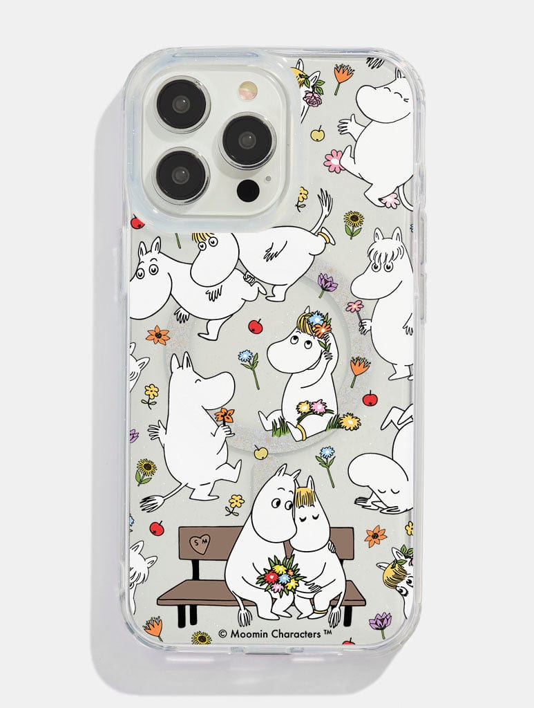 Skinnydip x Moomin Wildflower Glitter MagSafe iPhone Case Phone Cases Skinnydip London