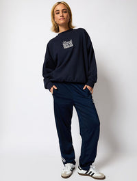 Sorry Not My Problem Sweatshirt in Navy Hoodies & Sweatshirts Skinnydip London