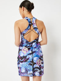 Space Print Bungy Mini Dress Dresses Skinnydip London