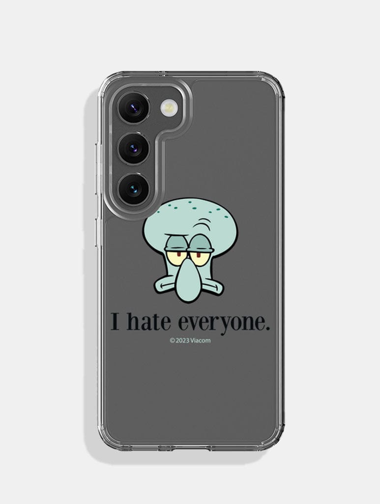 SpongeBob x Skinnydip Squidward I Hate Everyone Android Case Phone Cases Skinnydip London