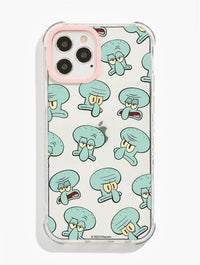 SpongeBob x Skinnydip Squidward Repeat Shock iPhone Case Phone Cases Skinnydip London