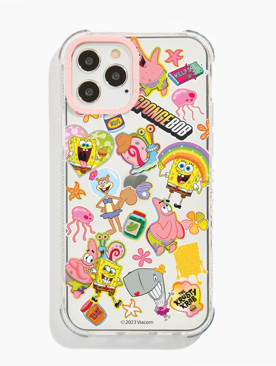 SpongeBob x Skinnydip Sticker iPhone Case | Phone | Skinnydip London