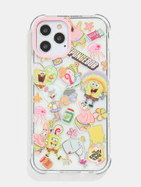 SpongeBob x Skinnydip Sticker Shock iPhone Case Phone Cases Skinnydip London