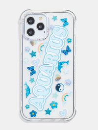 Star Sign Aquarius Shock iPhone Case Phone Cases Skinnydip London