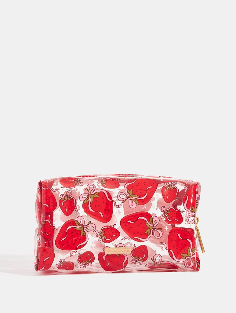 Strawberry Bow Make Up Bag Makeup Bags & Washbags Skinnydip London