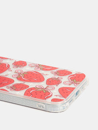 Strawberry Bow Shock iPhone Case Phone Cases Skinnydip London