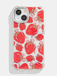 Strawberry Bow Shock iPhone Case Phone Cases Skinnydip London