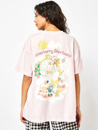 Strawberry Shortcake T-Shirt in Pink Tops & T-Shirts Skinnydip London