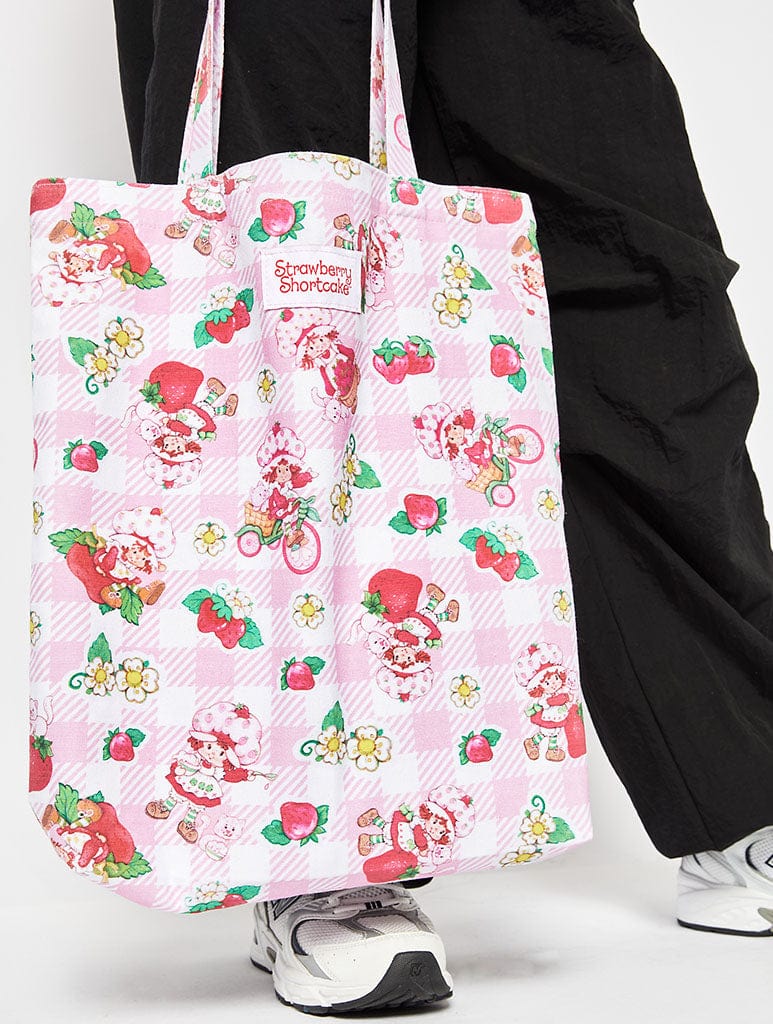 Strawberry Shortcake Toe Bag Printed Tote Bags Skinnydip London