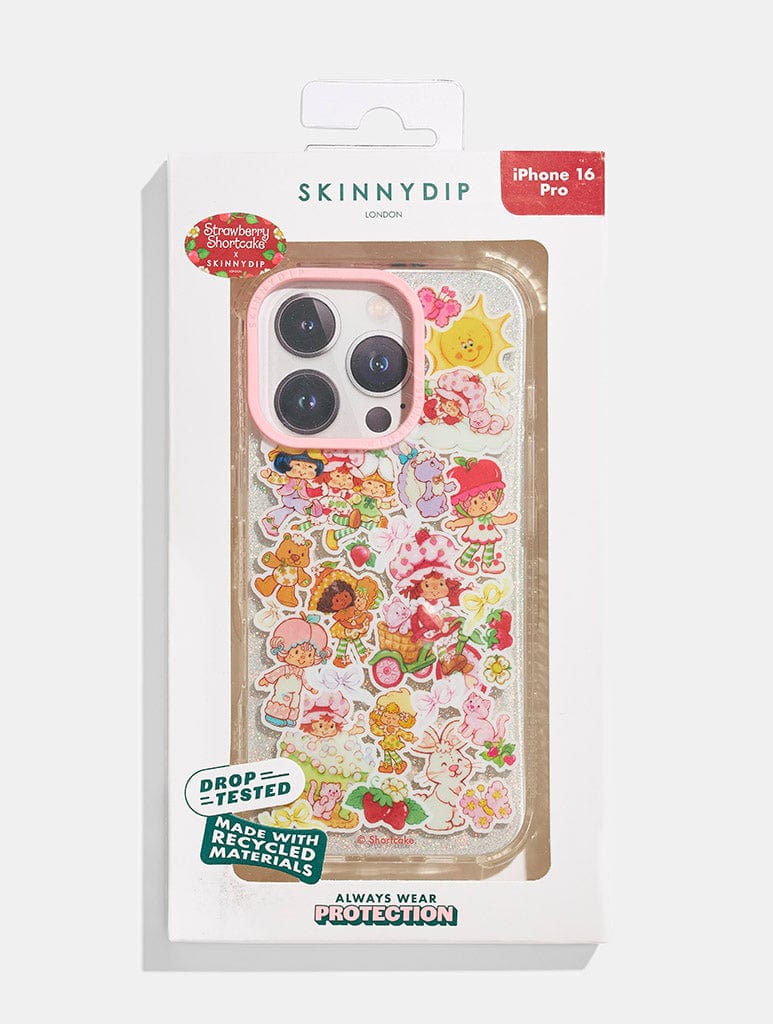 Strawberry Shortcake x Skinnydip Coquette Sticker Case Phone Cases Skinnydip London