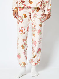 Strawberry Shortcake x Skinnydip Fleece Pyjama Set in Pink Lingerie & Nightwear Skinnydip London