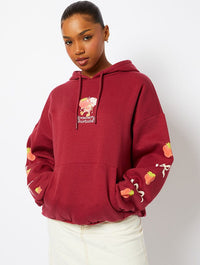 Strawberry Shortcake x Skinnydip Hoodie in Pink Hoodies & Sweatshirts Skinnydip London