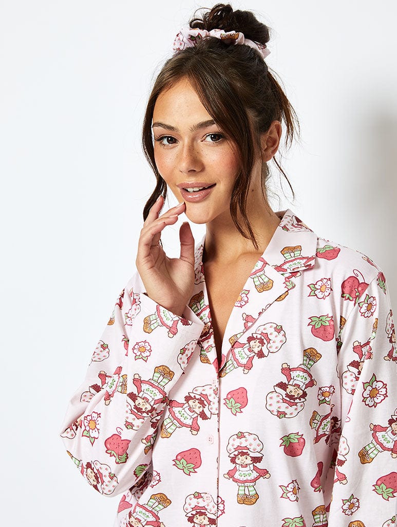 Strawberry Shortcake x Skinnydip Pyjama Set in Pink Lingerie & Nightwear Skinnydip London