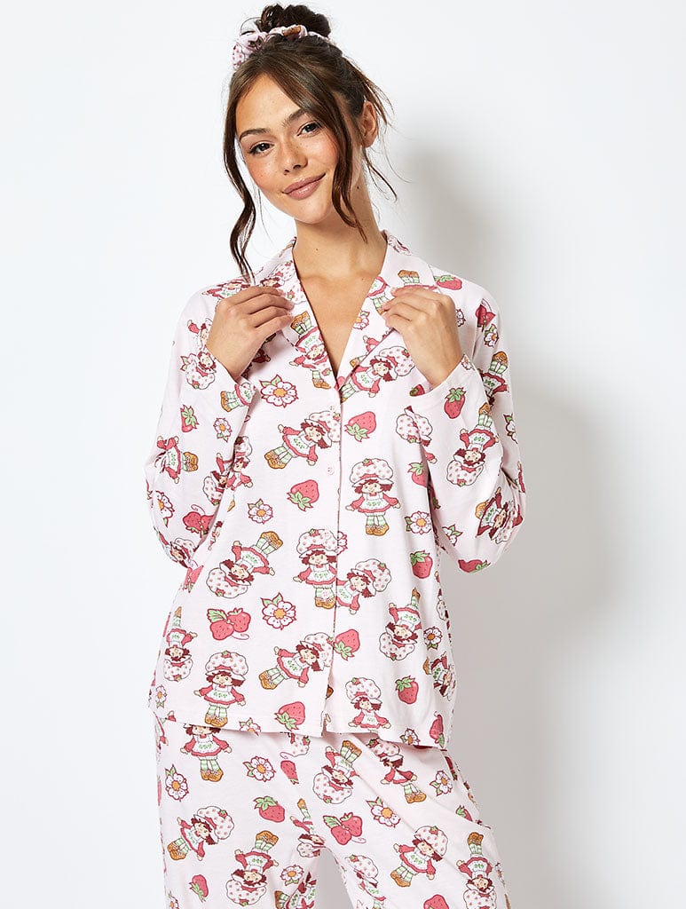 Strawberry Shortcake x Skinnydip Pyjama Set in Pink Lingerie & Nightwear Skinnydip London