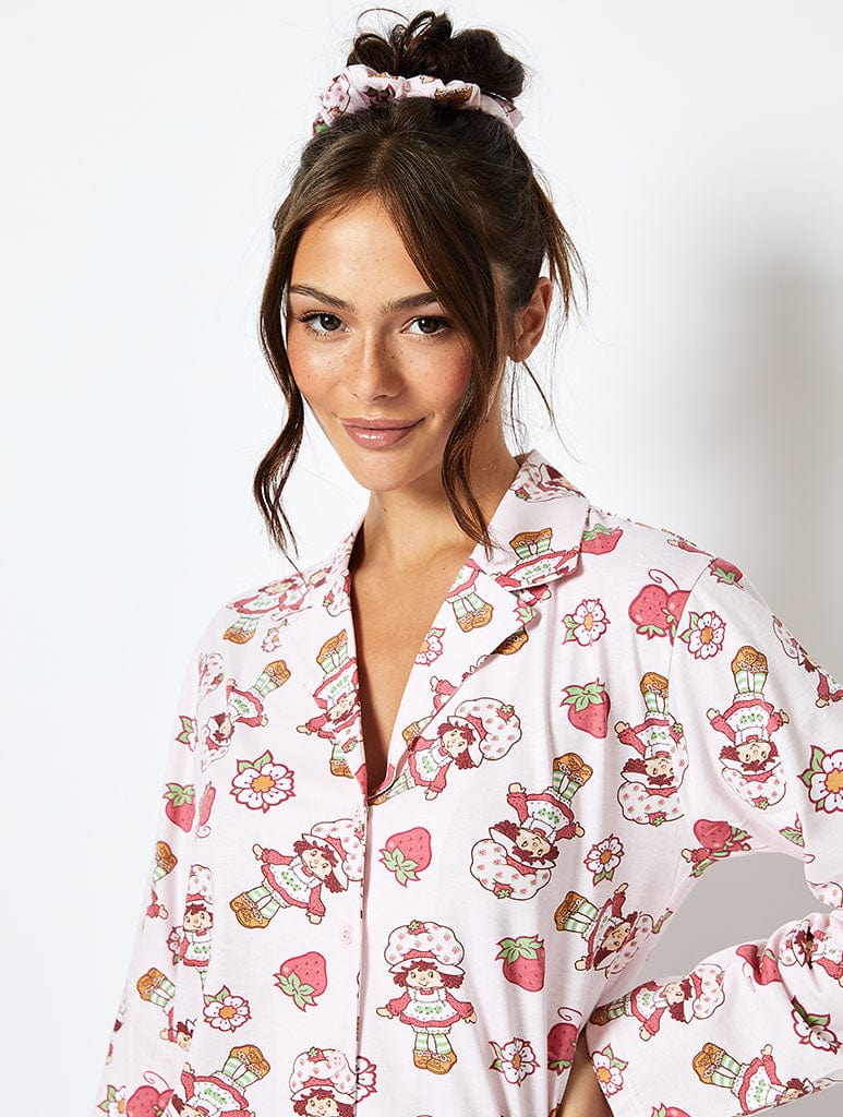 Strawberry Shortcake x Skinnydip Pyjama Set in Pink Lingerie & Nightwear Skinnydip London