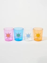 Sunnylife Poolside Highball Tumbler Utopia Multi Set of 4 Home Accessories Sunnylife