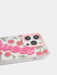 Sweet Cherry Shock iPhone Case Phone Cases Skinnydip London