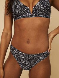 Sydney Black Spot Bikini Bottoms Swimsuits Swim Society