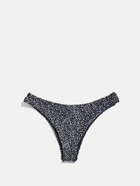 Sydney Black Spot Bikini Bottoms Swimsuits Swim Society