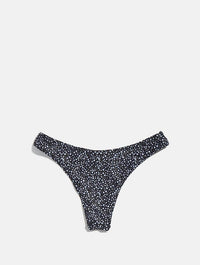 Sydney Black Spot Bikini Bottoms Swimsuits Swim Society