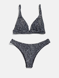 Sydney Black Spot Bikini Bottoms Swimsuits Swim Society