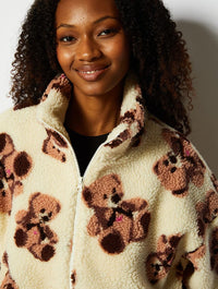 Teddy Bear Borg Fleece Jacket Coats & Jackets Skinnydip London