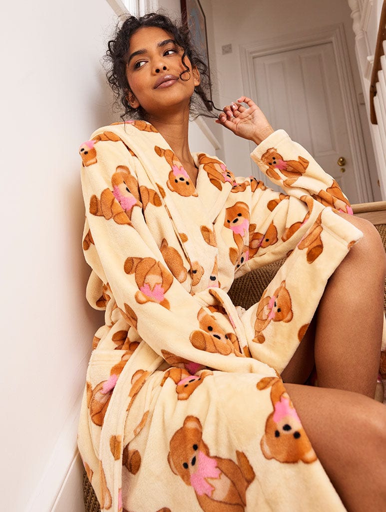 Teddy Bear Bow Dressing Gown Lingerie & Nightwear Skinnydip London