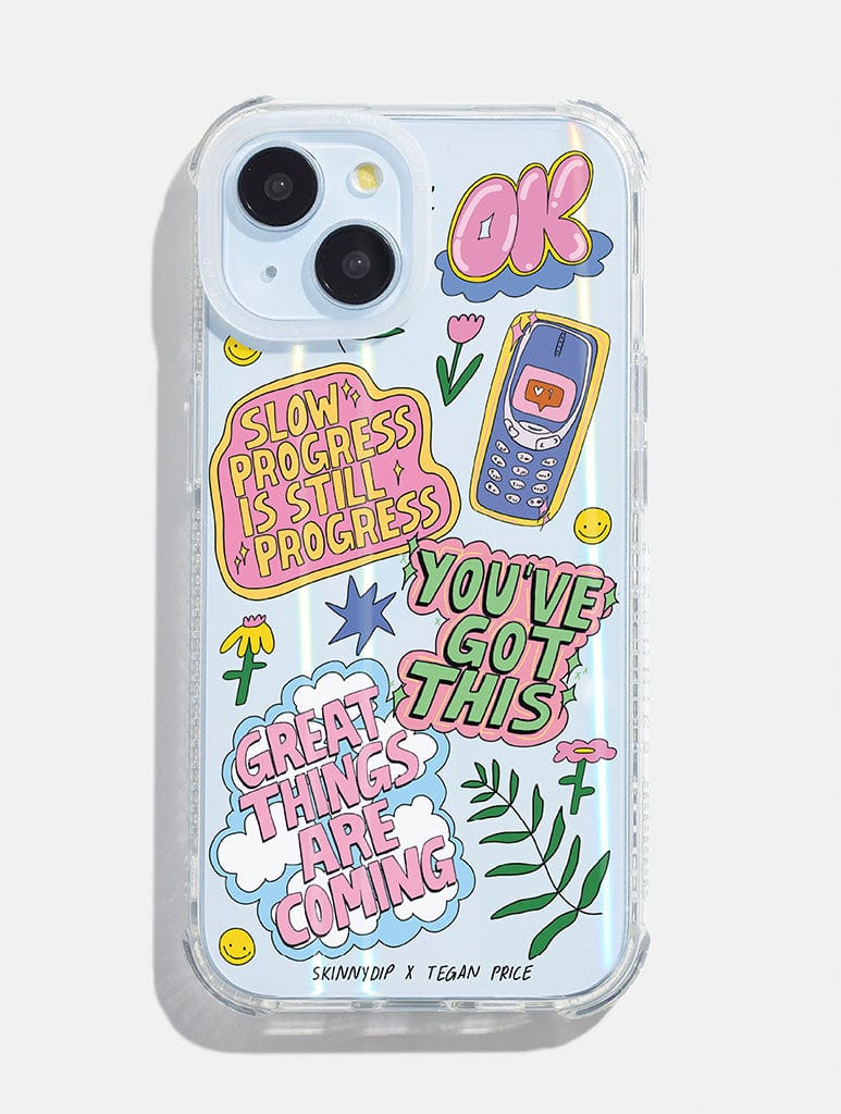 Tegan Price x Skinnydip Affirmation Shock iPhone Case Phone Cases Skinnydip London