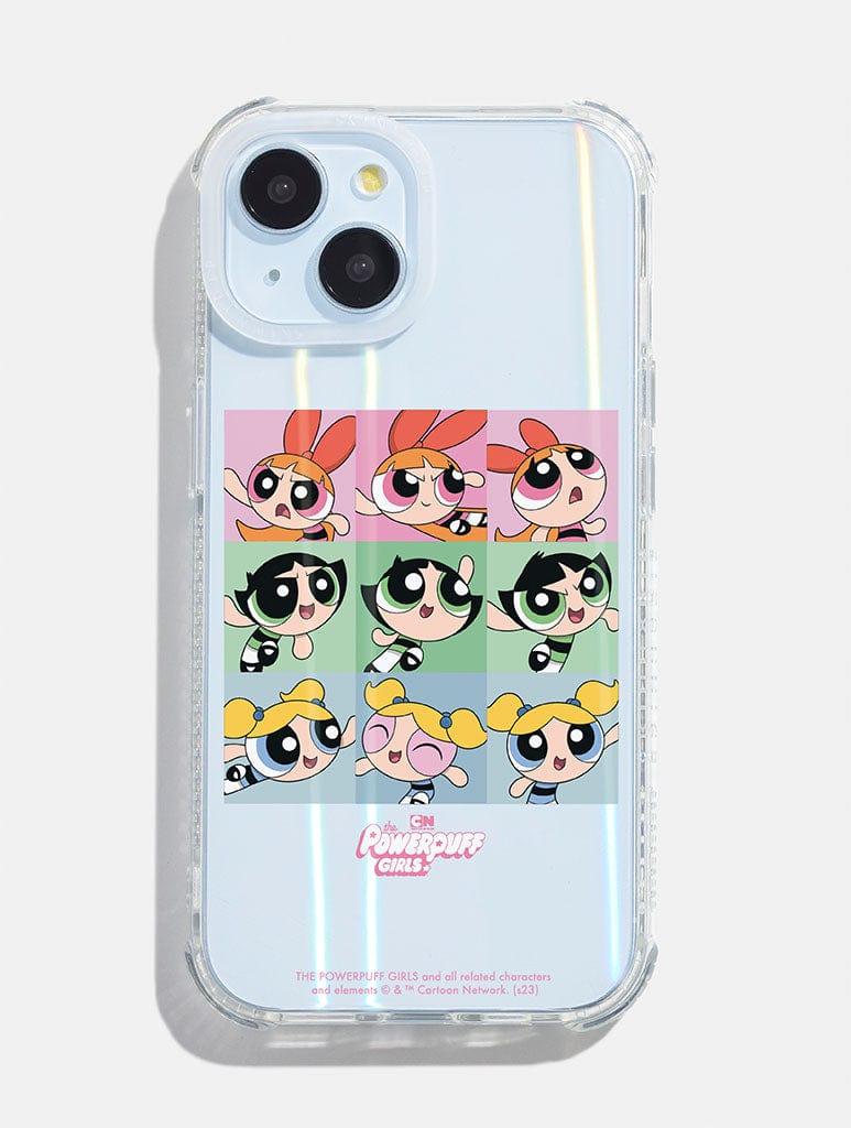 The PowerPuff Girls x Skinnydip Grid Poster Shock iPhone Case Phone Cases Skinnydip London