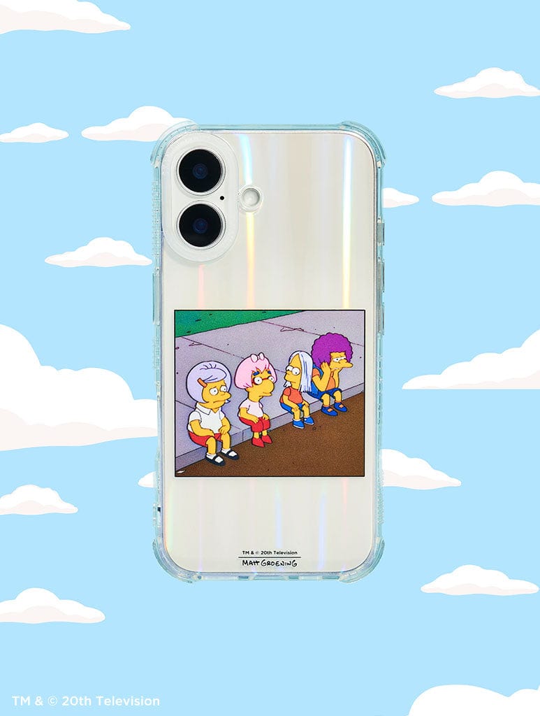 The Simpsons Bart On The Road Shock iPhone Case Phone Cases Skinnydip London