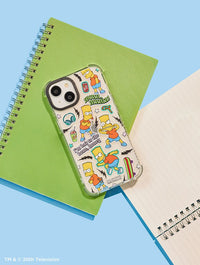 The Simpsons Bart Sticker Shock iPhone Case Phone Cases Skinnydip London