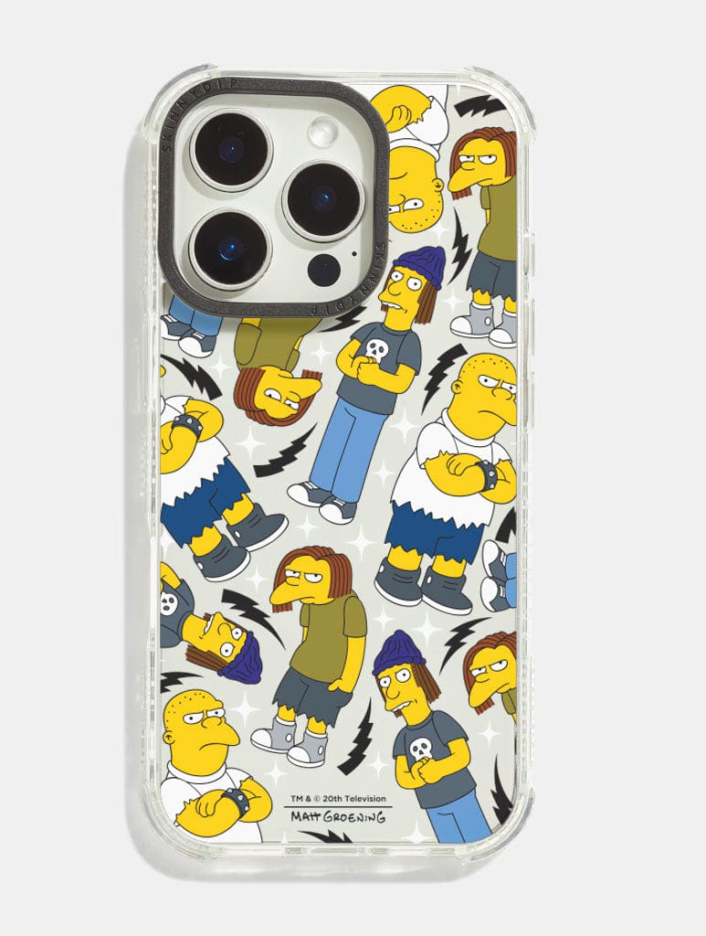 The Simpsons Jimbo, Dolph, Kearney Shock iPhone Case Phone Cases Skinnydip London