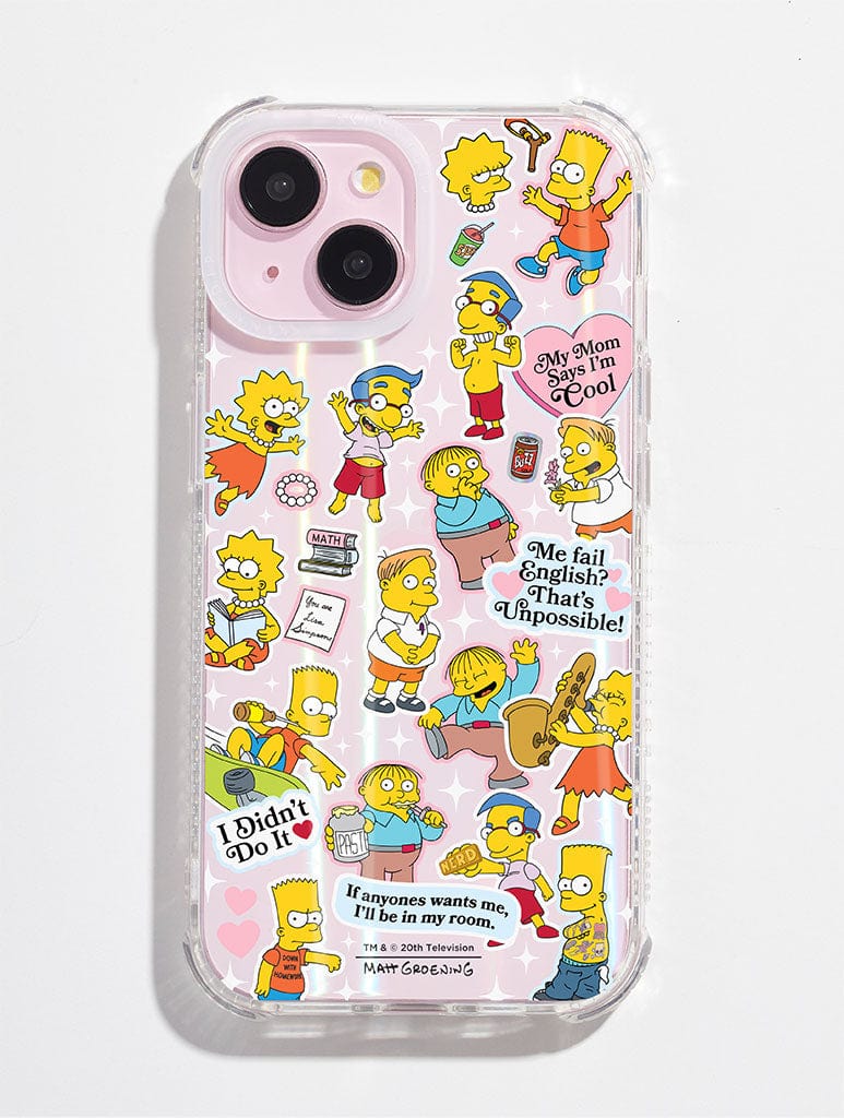 The Simpsons My Mom Says I'm Cool Shock iPhone Case Phone Cases Skinnydip London