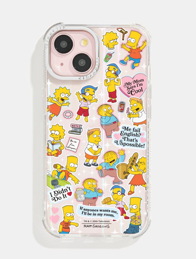 The Simpsons My Mom Says I'm Cool Shock iPhone Case Phone Cases Skinnydip London