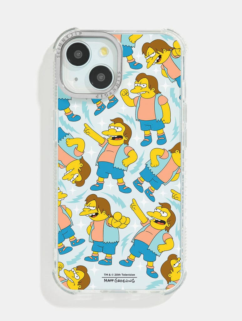 The Simpsons Nelson Shock iPhone Case Phone Cases Skinnydip London