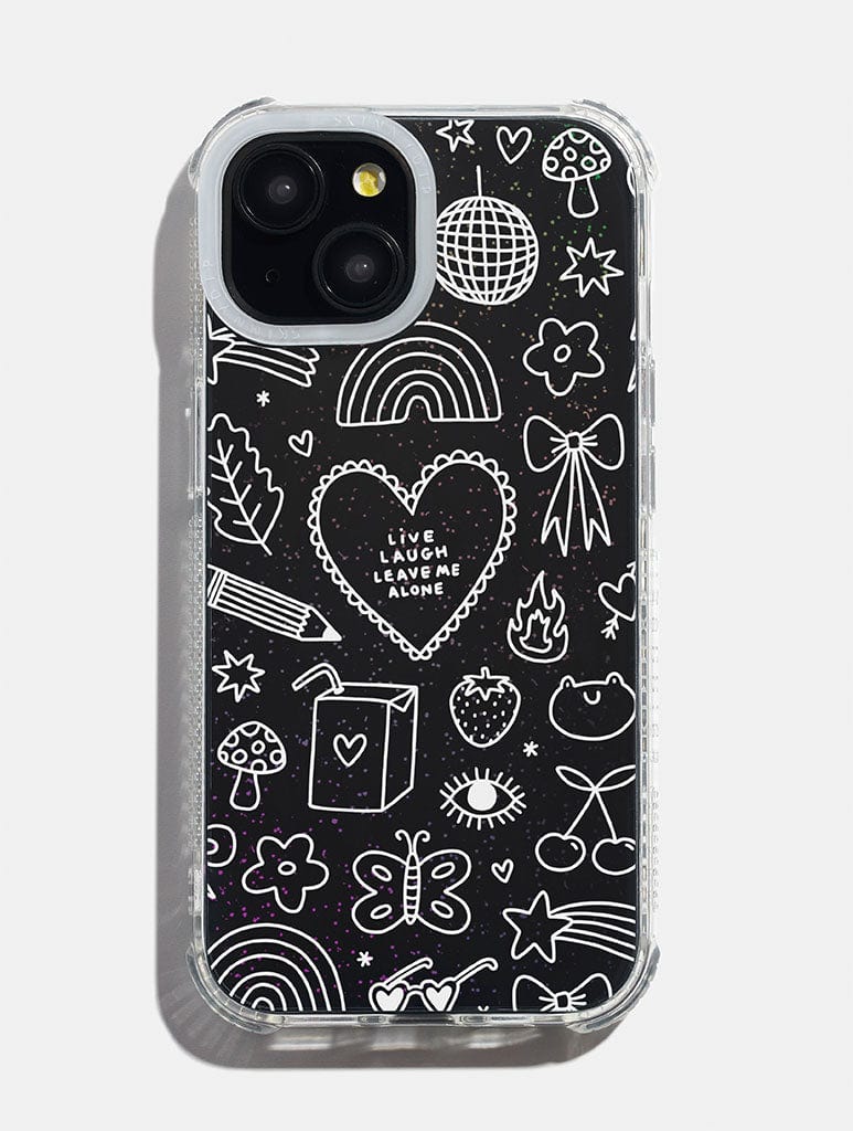 Tillie Rose Studio x Skinnydip Live Laugh Doodle Shock iPhone Case Phone Cases Skinnydip London