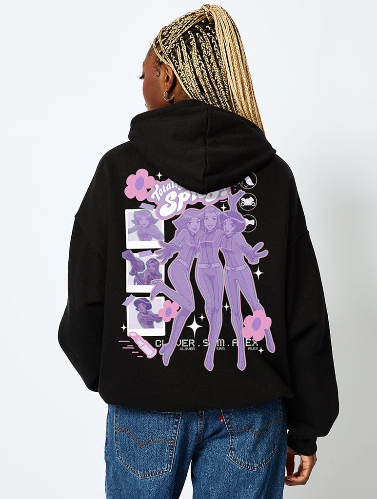 Totally Spies x Skinnydip Hoodie in Black Hoodies & Sweatshirts Skinnydip London