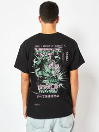 Transformers Megatron T-Shirt in Black Tops & T-Shirts Skinnydip London