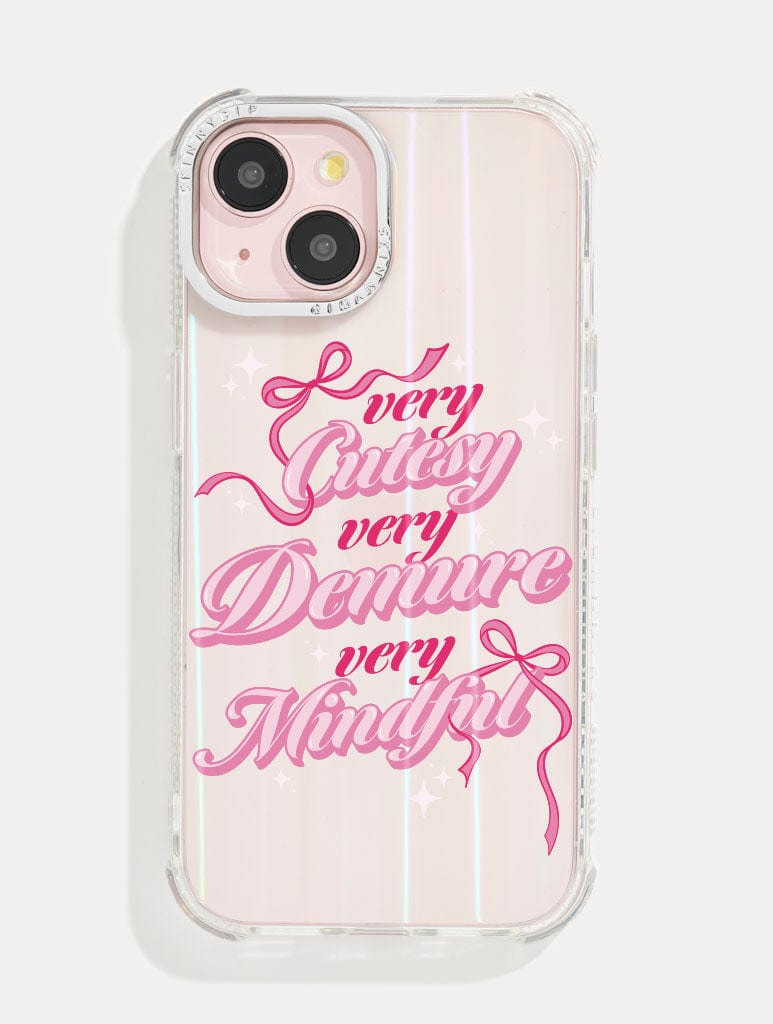 Very Demure Shock iPhone Case Phone Cases Skinnydip London