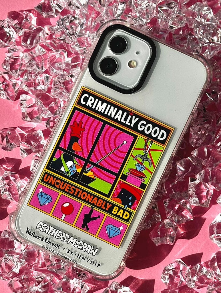 Wallace & Gromit x Skinnydip Criminally Good Shock iPhone Case Phone Cases Skinnydip London